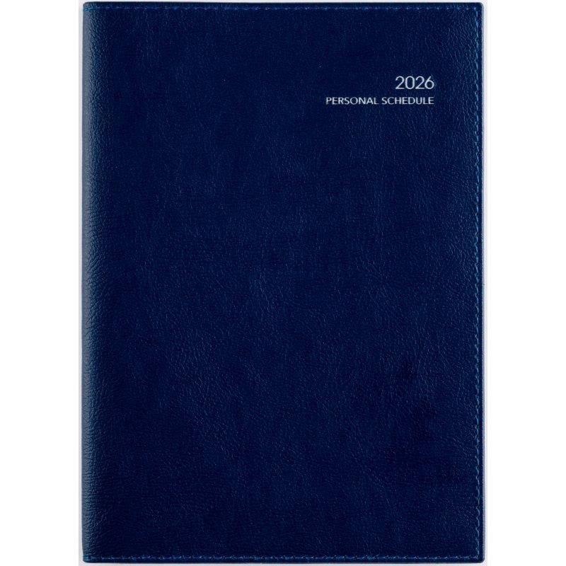 （まとめ買い）高橋書店 2026年 手帳 No.492 ディアクレール2 B6判 月間ブロック式 ネイビー [x3]