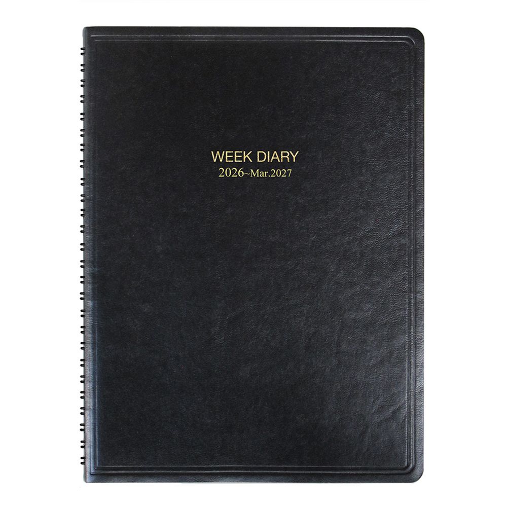 （まとめ買い）コレクト 手帳 2026年 ウィークダイアリー 15ヶ月 見開き1週間レフト式 B5 ワイヤリングとじ D-341 [x3]