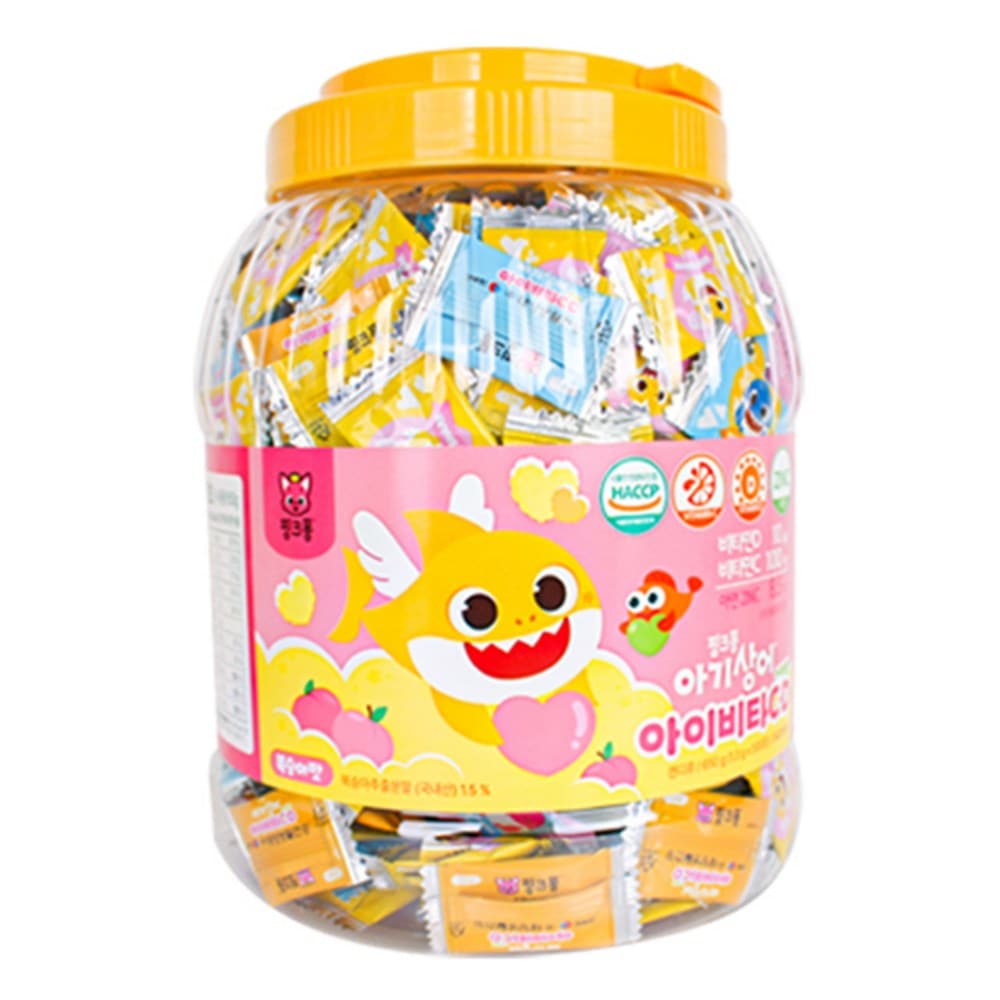 ピンクフォン ベビーサメ 子供たちビタミンC/D プラス 亜鉛 (500p)