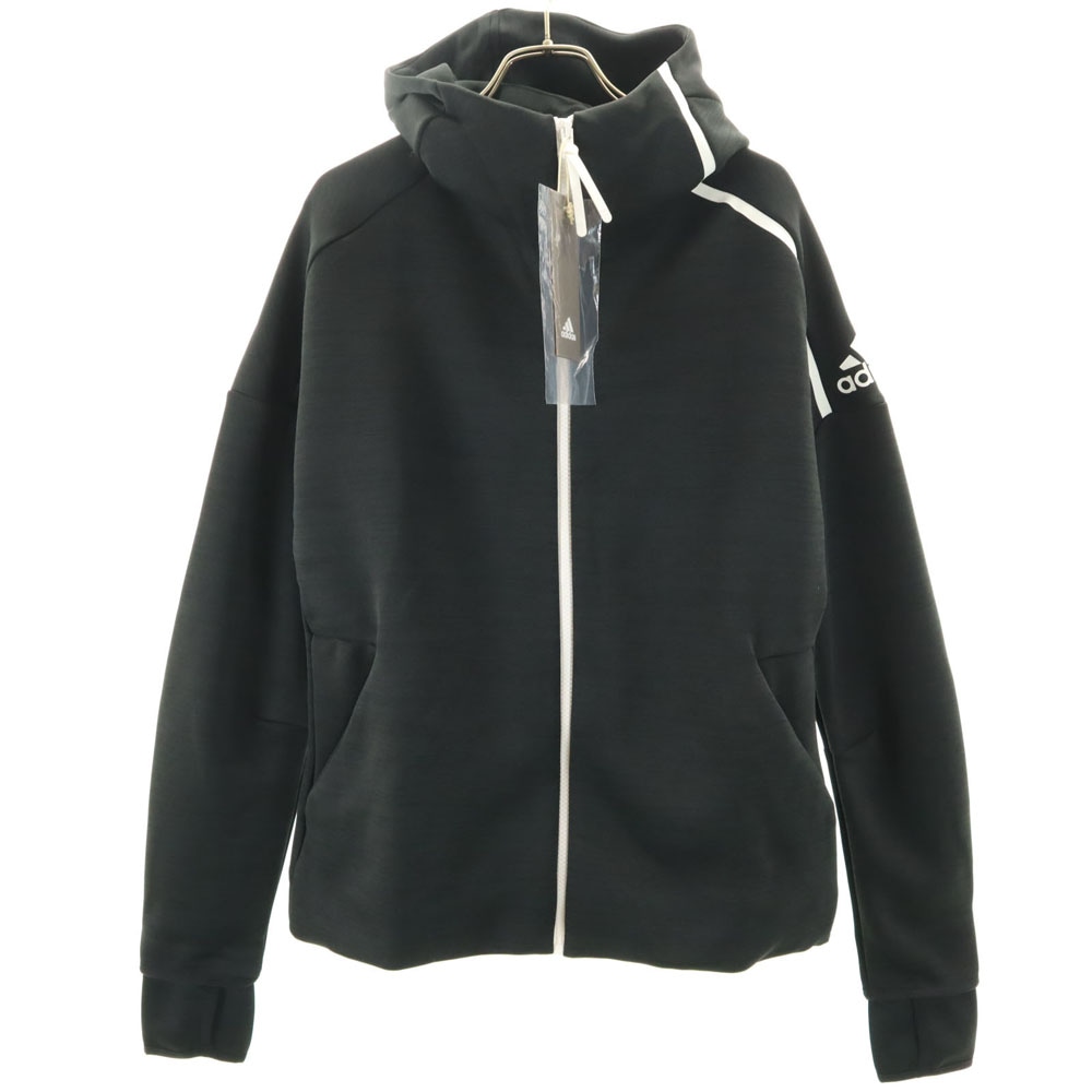 未使用 トレーニング 長袖 ファスト リリース ジップパーカー XOT ブラック系 レディース