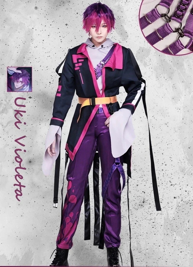 コスチューム コスプレ衣装 浮奇ヴィオレタ Violeta Uki バーチャルライバー VTuber スーツ ハロウィン 年新作入荷コスプレ