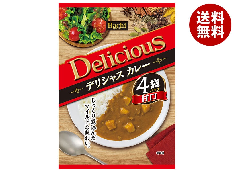 ハチ食品 デリシャスカレー 甘口 (170g＊4袋)＊12個入＊(2ケース)