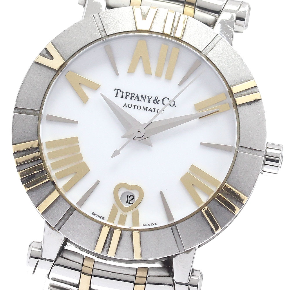 ティファニー TIFFANY&Co. Z1300.68.16A20A00A アトラス デイト 自動巻き レディース 保証書付き_945092【中古】