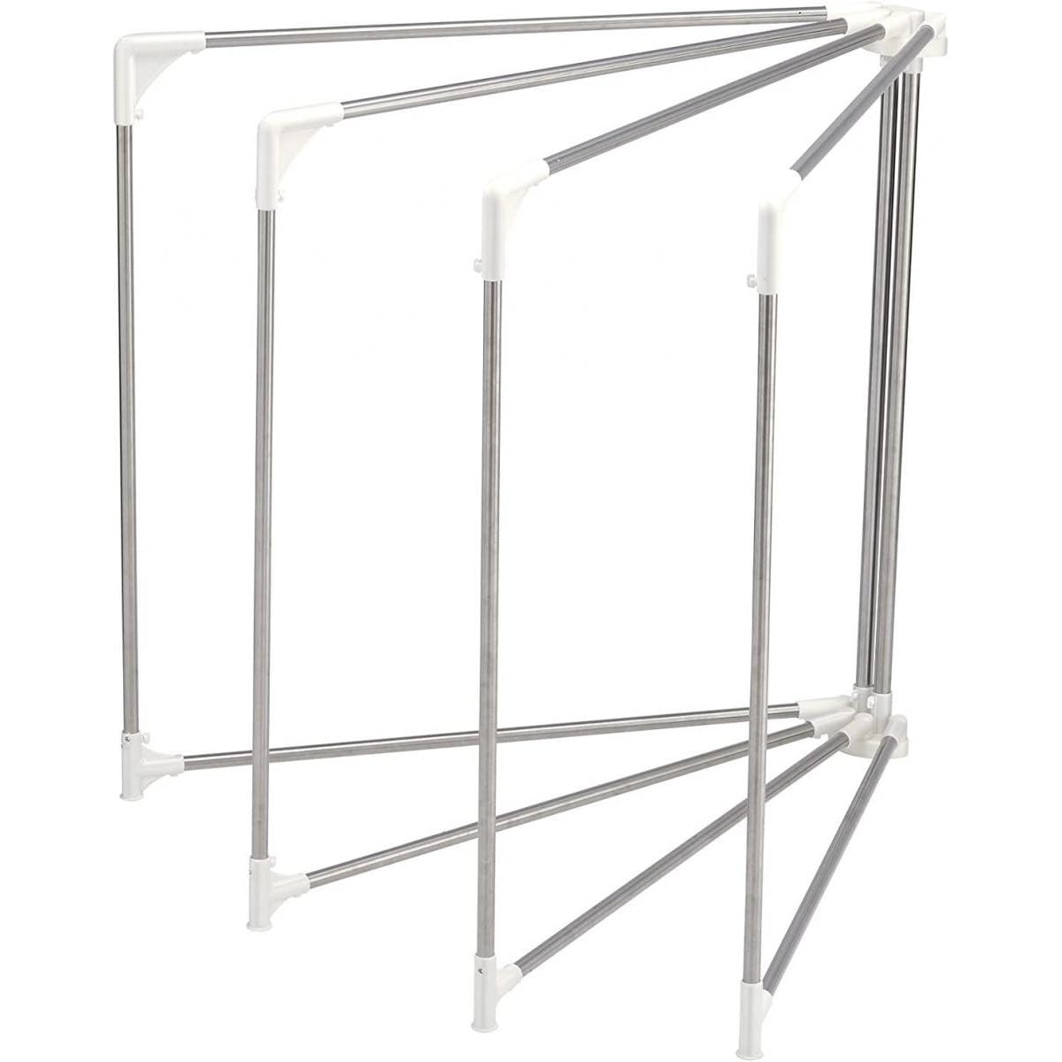 【在庫有・即納】天馬 ポーリッシュ 布団干し扇型4枚 PS-27　お客様組立品 ふとん4枚 屋外 ふとん干し