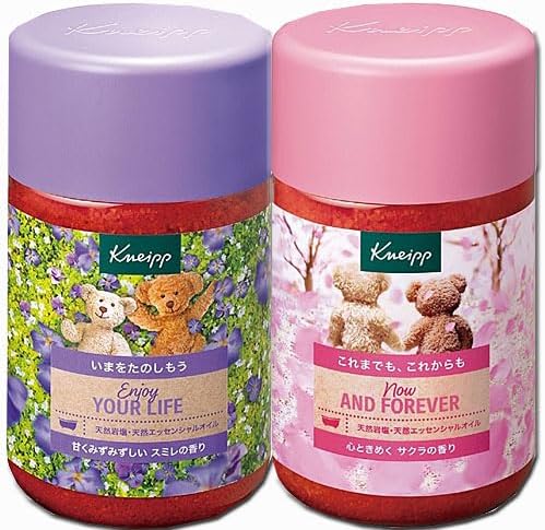 限定ペアセット クナイプ バスソルト スミレの香り 850g+サクラの香り 850g 4580294850995+4580294852906