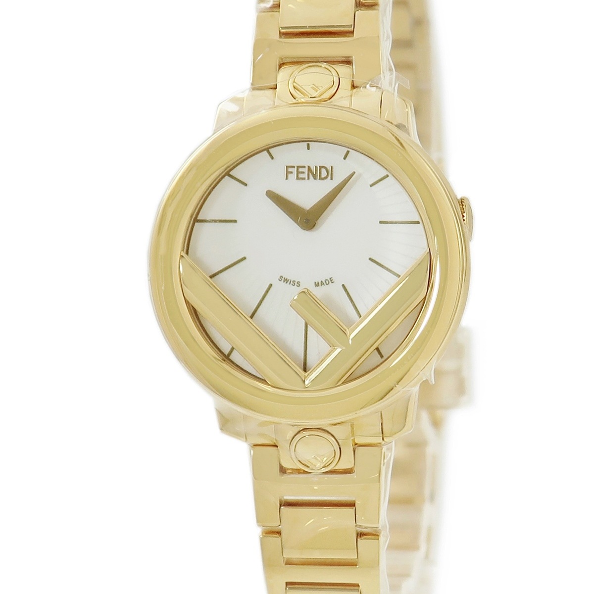 エフ イズ フェンディ ラナウェイ 28MM F711424000 クオーツ レディース 未使用 白 3年保証
