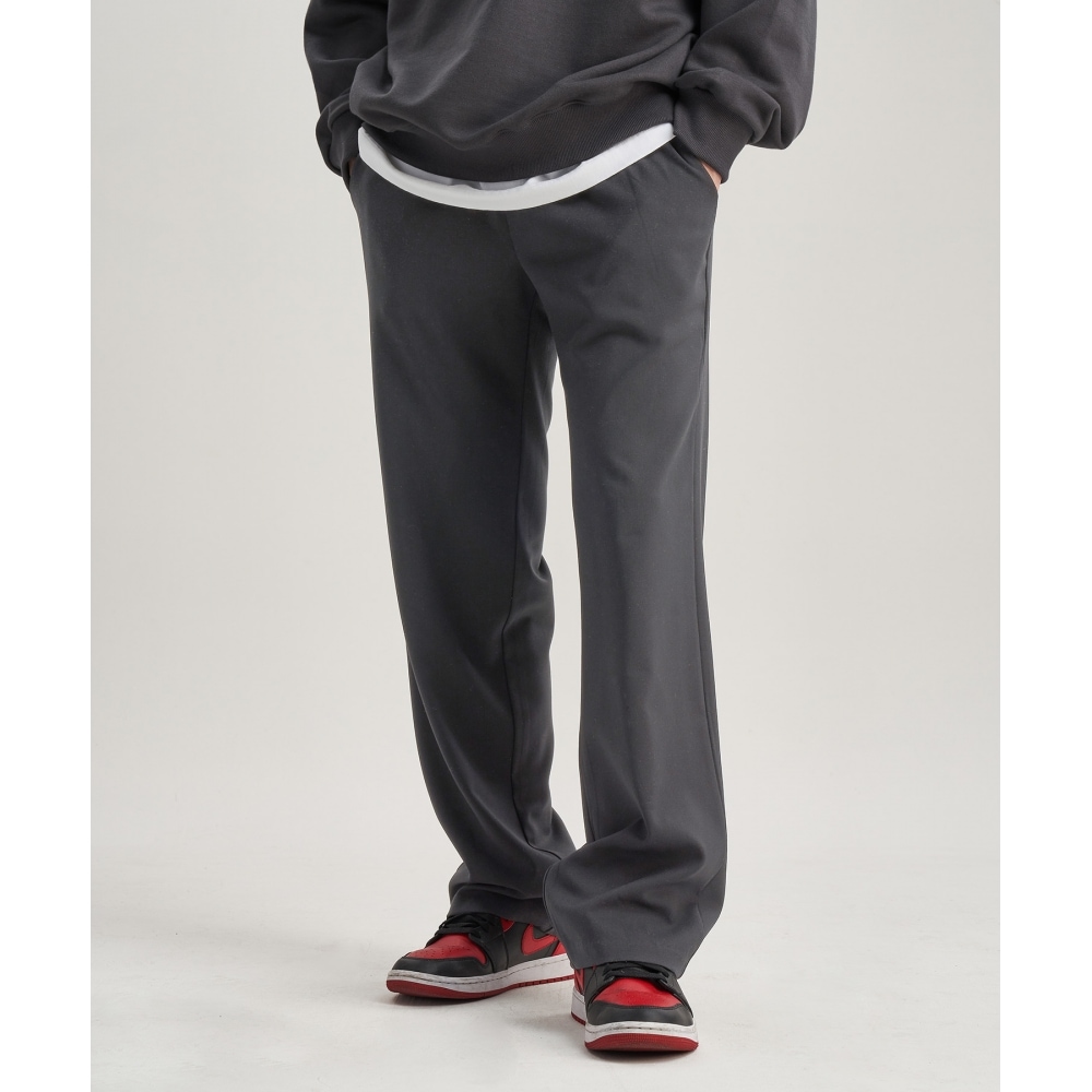 ペーパーボーイセミワイドスラックス-チャコール