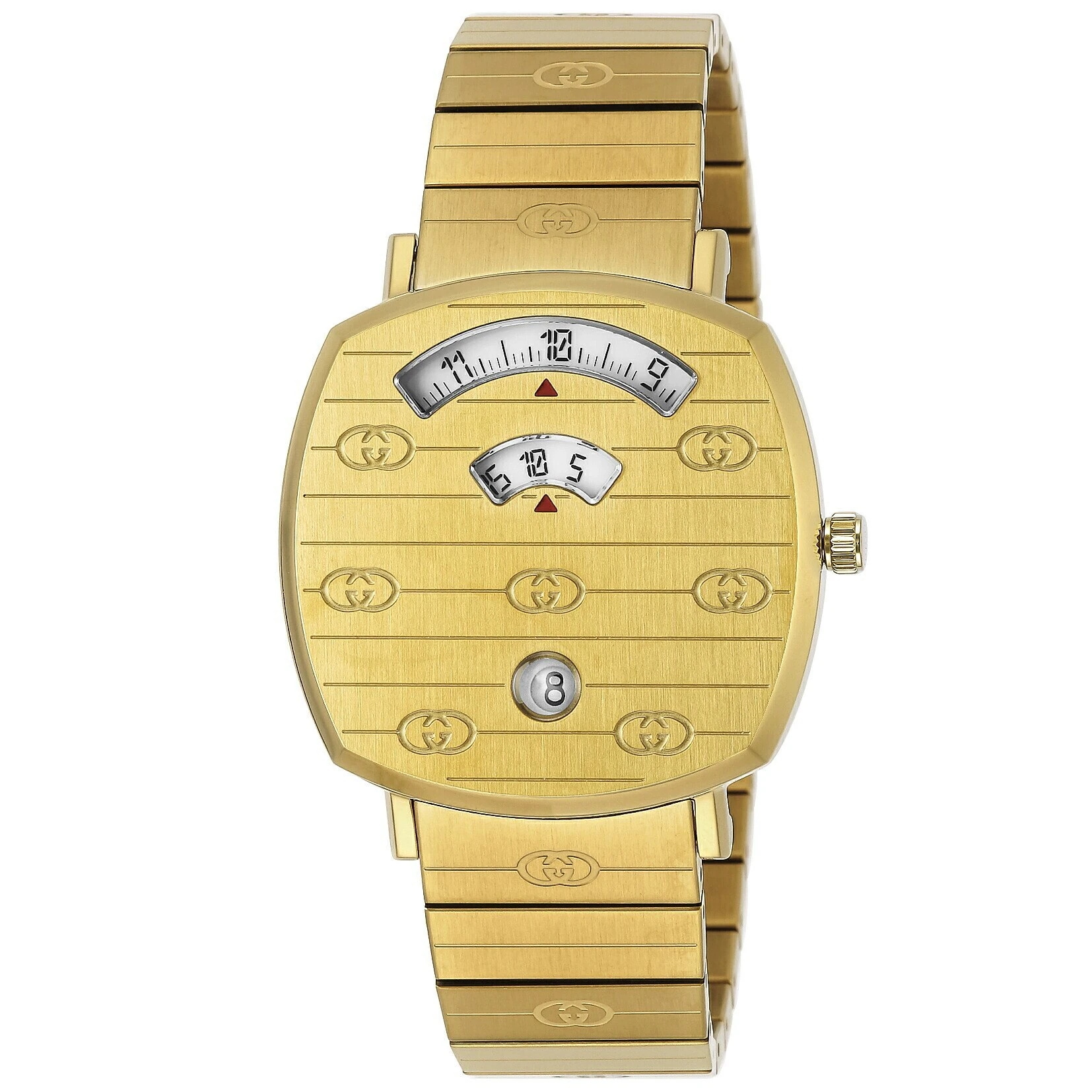 【腕時計】 GUCCI(グッチ) GRIP / グリップ ユニセックス ホワイト クォーツ YA157403 時計 ブランド