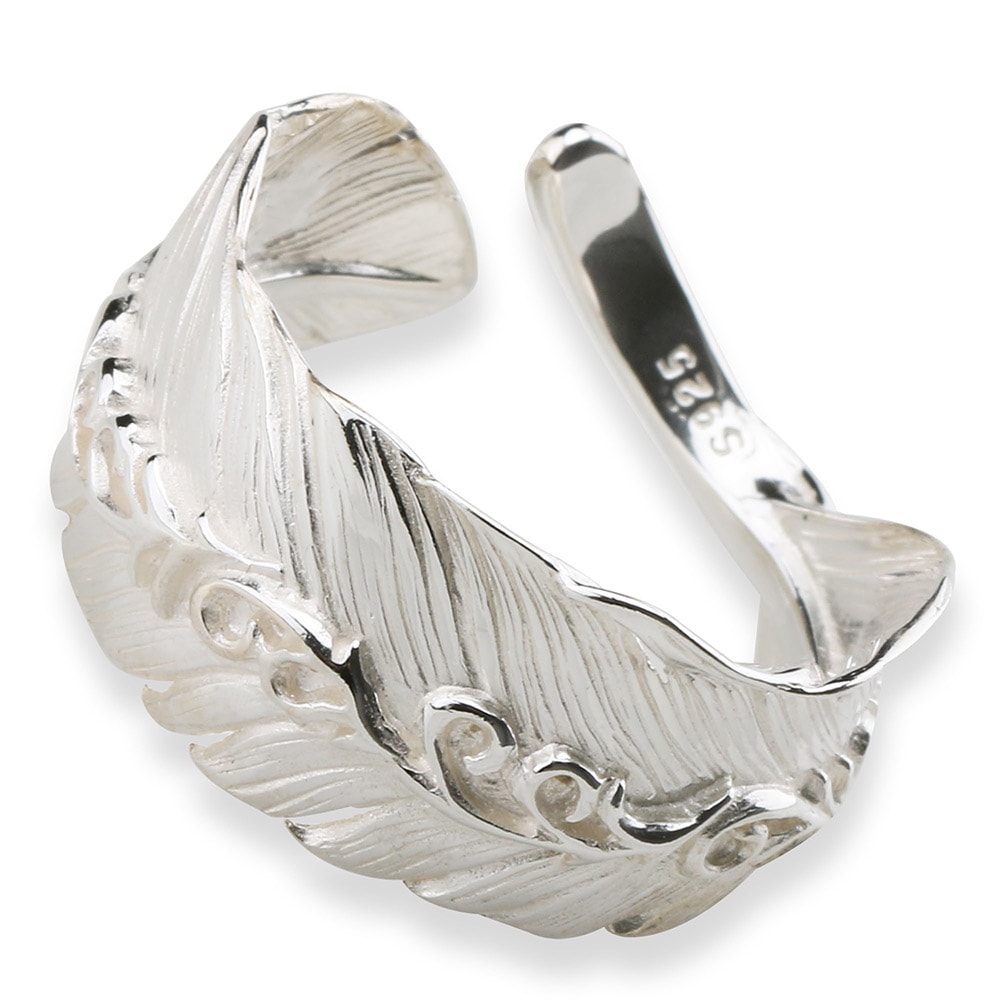 925 白銀の輝き唐草フェザーリング [rs155] 5,373円