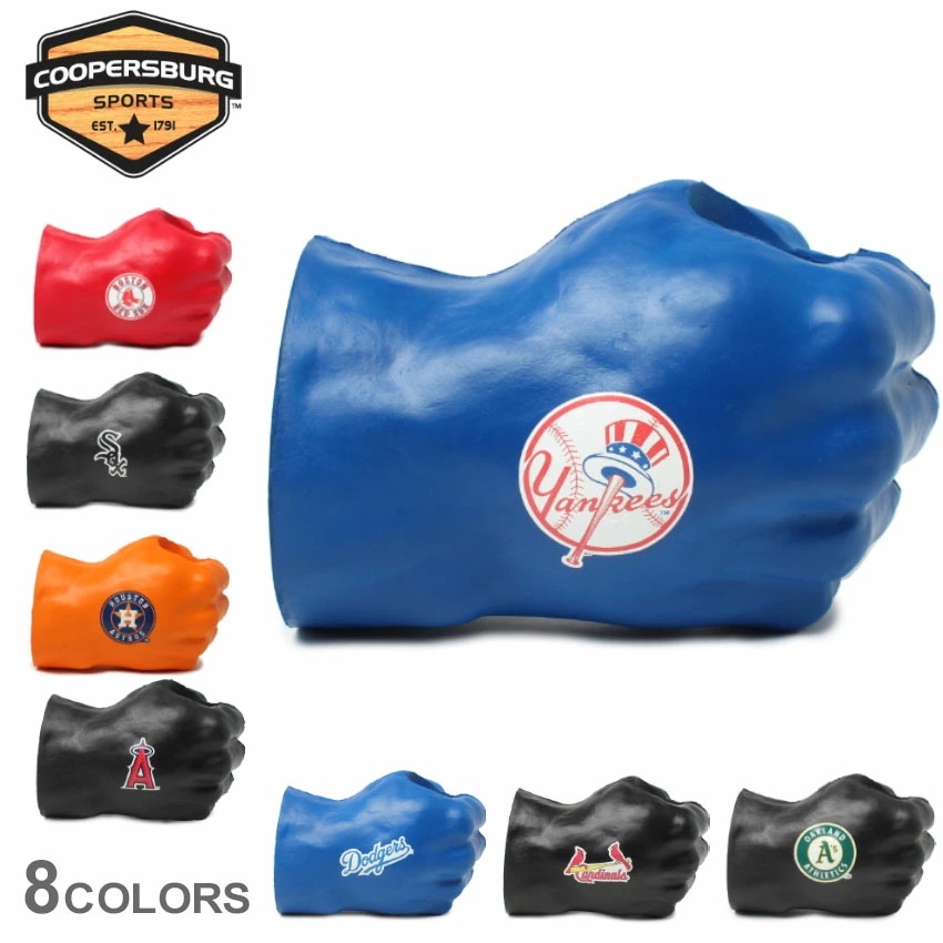 【日本未発売】クーパーズバーグ TEAM FAN FIST HOLDER 野球 ベースボール カップホルダー 応援グッズ ボトルホルダー ドリンク ボトル ホルダー ハンド ビッグハンド ブルー 青