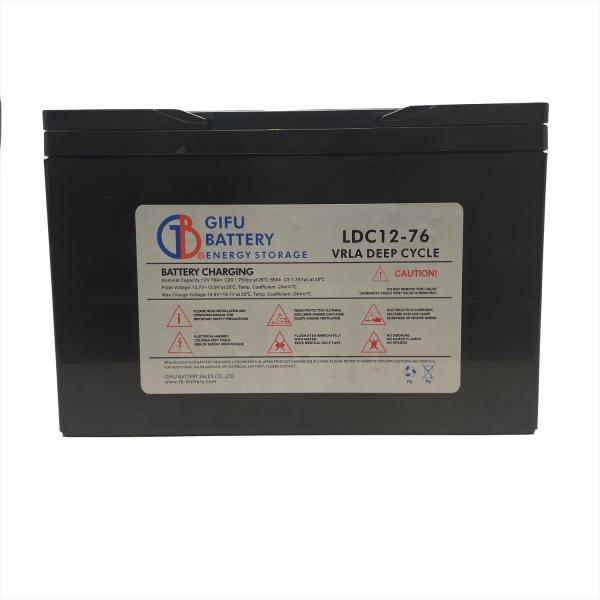 LDC12-76 新品 ディープサイクルバッテリー 本体 岐阜バッテリー 送料無料（本州四国九州） 28,405円