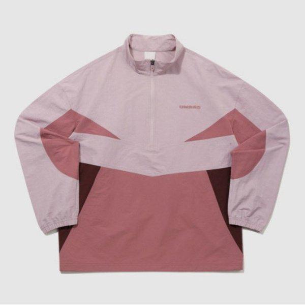 長袖Tシャツ PQA UQ221CWT49-MPK レイトチェックアウト リネンスタンドネックアノラック / MPK0