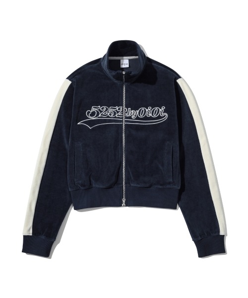 [NewJeangs着用]ベロア スリム ジップアップ [ネイビー] 22SP_75