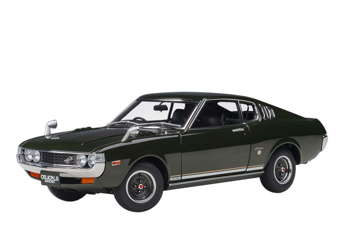 オートアート 1/18 トヨタ セリカ リフトバック 2000GT （RA25） 1973（モスグリーン）【78768】 ミニカー AUTO 78768 トヨタ セリカ リフトバック2000GT グリ