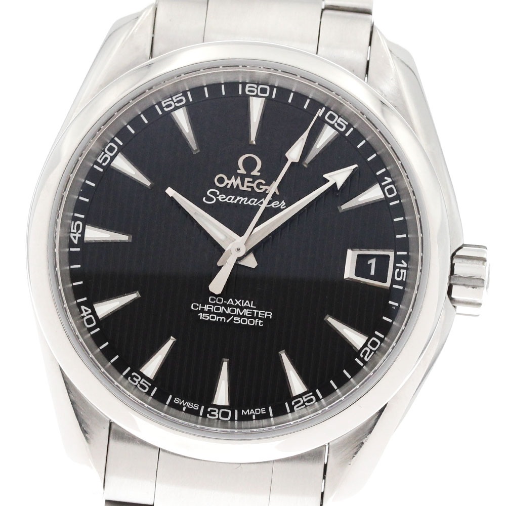オメガ OMEGA 231.10.39.21.01.001 シーマスター アクアテラ コーアクシャル 自動巻き メンズ 美品 _877886【中古】