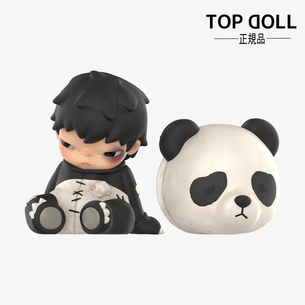 【3日出荷！公式正規品保証】HIRONO Doll Panda パンダ ガチャポン ブラインドボックス サプライズギフト フィギュア 可愛い 小野人形 コレクション ギフト 人気トレンド ヒロノ