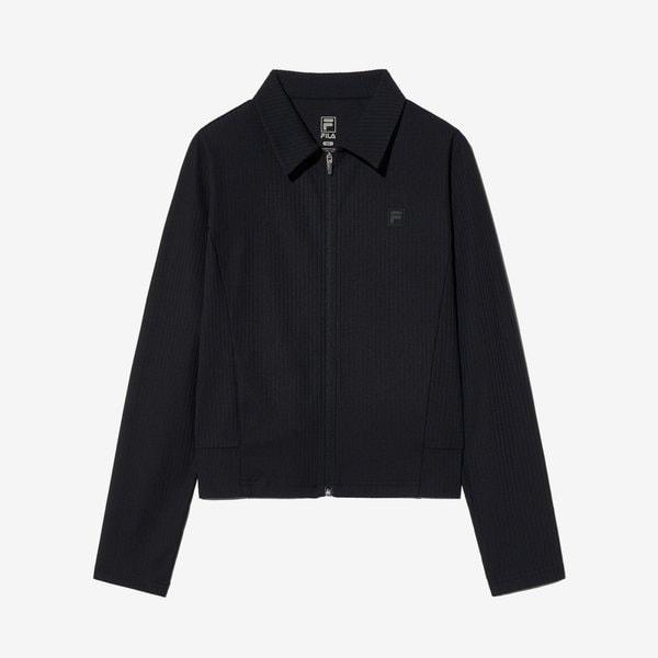 [FILA] 冷感リブ トラックトップ (FS2FTH2252F_BLK)