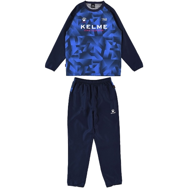 KELME ケルメ ケレメ トレーニングウーブンピステスーツ フットサル ピステスーツ KC23F178-107 上下セット