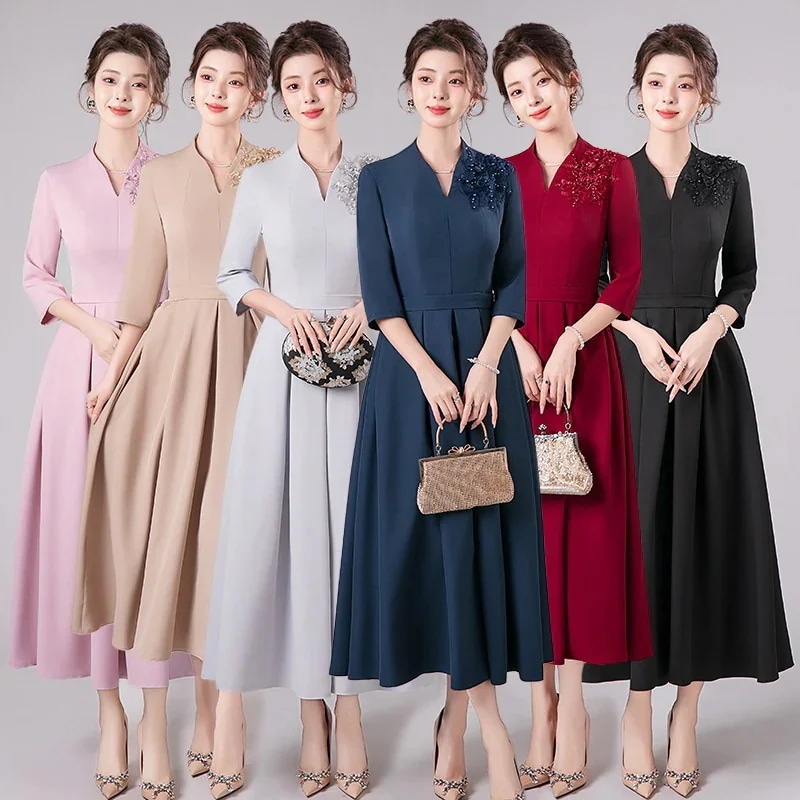 ドレス 2025 パーティー ウェディング フォーマル イブニングドレス ワンピース ロングドレス シンプル 優雅 エレガント 痩せる 韓国風 結婚式 前撮り 演奏会 発表会 卒業式 成人式 花嫁 5,661円