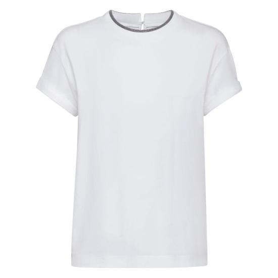 BRUNELLO CUCINELLI Women Tops M0T18BD200 C159 WHITE