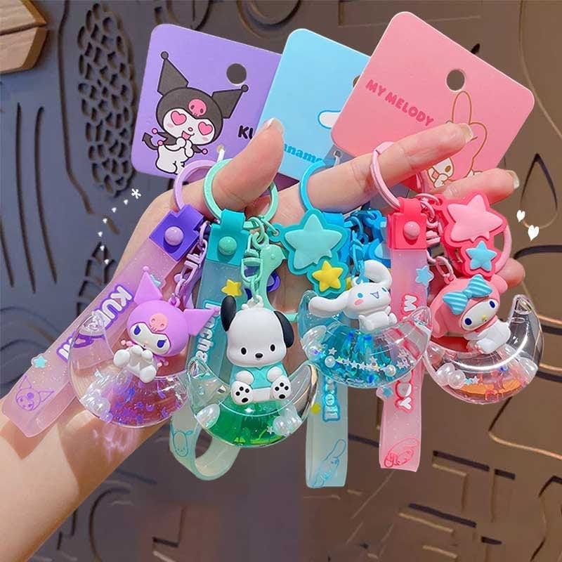 【メガ割】クレセントキャラクター ポチャッコ キーホルダーマイメロディ キーリング クロミちゃんキーカバー バッグ用 シナモロールスマホストラップ iphoneケース携帯ストラップ ショルダーストラッ