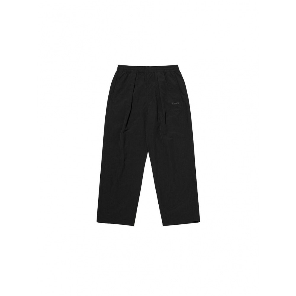 コダックアパレルモノクロサプライオーバーフィットストレートパンツブラック