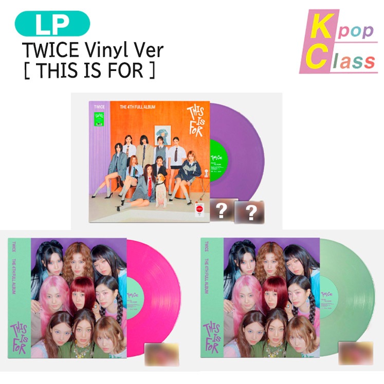 国内発送 [当店限定特典付] TWICE Vinyl Ver [ THIS IS FOR ] 3種選択 4th Full Album / 1次予約
