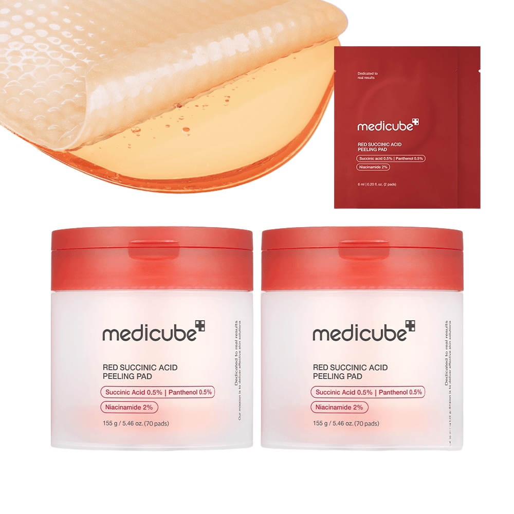 メディキューブ レッド サキシニック アシード トナーパッド 70枚 2個