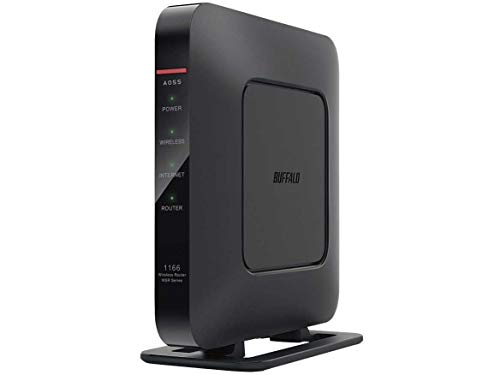 バッファロー WSR-1166DHP4-BK 無線LAN親機 11ac/n/a/g/b 866+300Mbps ブラック 39279