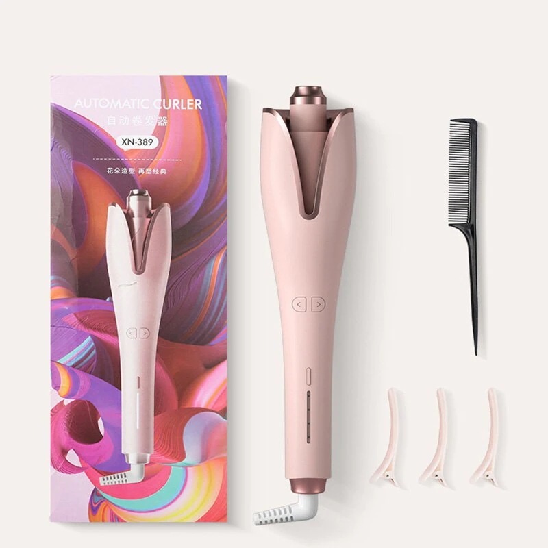 セラミックヘアアイロン 高温 火傷防止 新品両用ヘアアイロン カールアイロン ストレートアイロン ロータリー