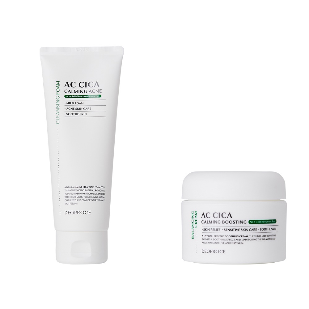 【ジオプラス】ACシカニキビケアセット150ml+50g(クレンジングフォーム+クリーム) 5,922円