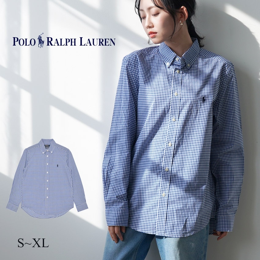 POLO RALPH LAUREN ギンガム コットン ポプリン シャツ ポロ ラルフローレン POLO RALPH LAUREN ギンガム コットン