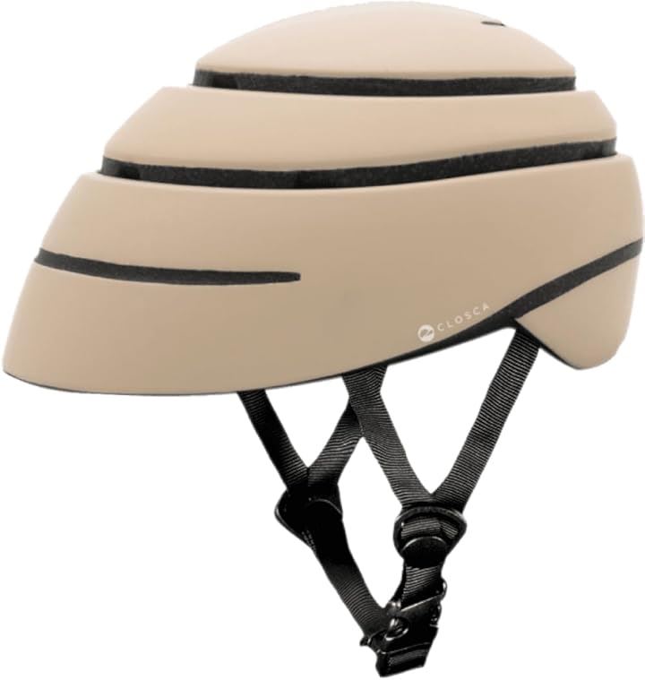 LOOP 自転車 ヘルメット 大人 折りたたみ 持ち運び 軽量 男女兼用 おしゃれ 日本語説明書付(サハラ, L)