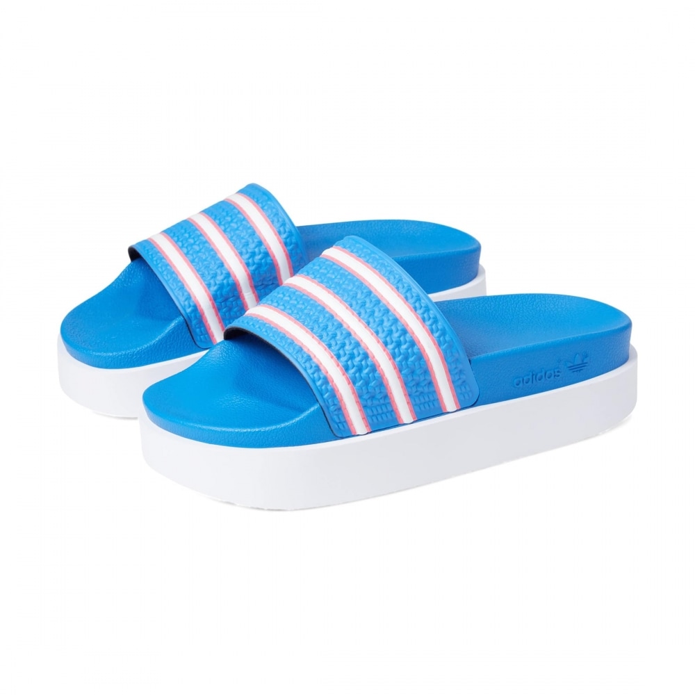 アディダスアディレットボネガブルーラッシュ/ホワイト/パルスマゼンタ