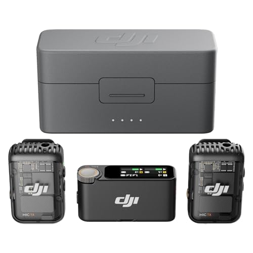 DJI Mic 2（トランスミッター×2 + レシーバー×1 + 充電ケース） オールインワン型ワイヤレスマイク スマートノイズキャンセリング 32bitフロート内部収録 伝送距離250m iPhon 40,498円