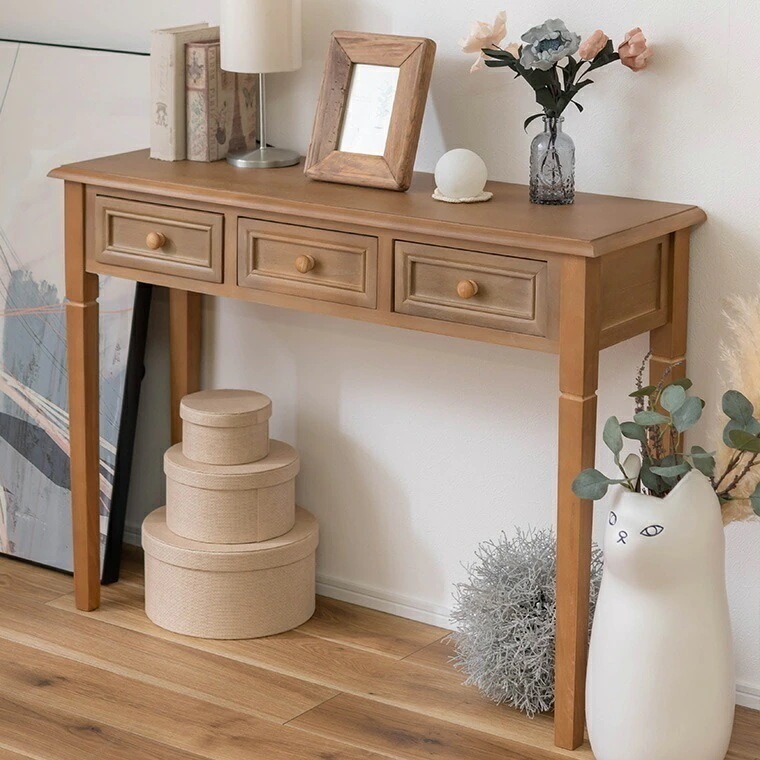 コンソール 桐 ラック 収納 ブラウン ホワイト ディスプレイ コレクション 引き出し付き 天然木 ナチュラル デスク サイドボード 軽量 飾り棚 韓国インテリア くすみカラー