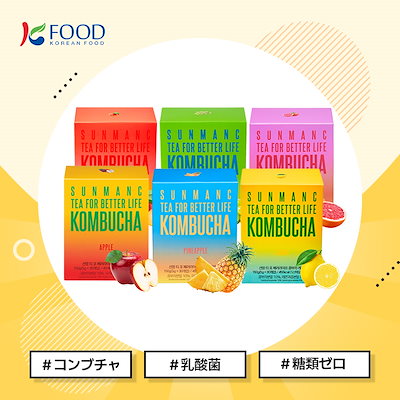 ダイエット・健康 KombuchaMana Organic Peach Elderberry Kombucha - Kyo