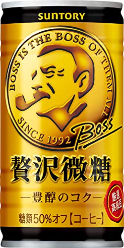 サントリー ボス 贅沢微糖 185g缶 ×30本×3ケース(90本)