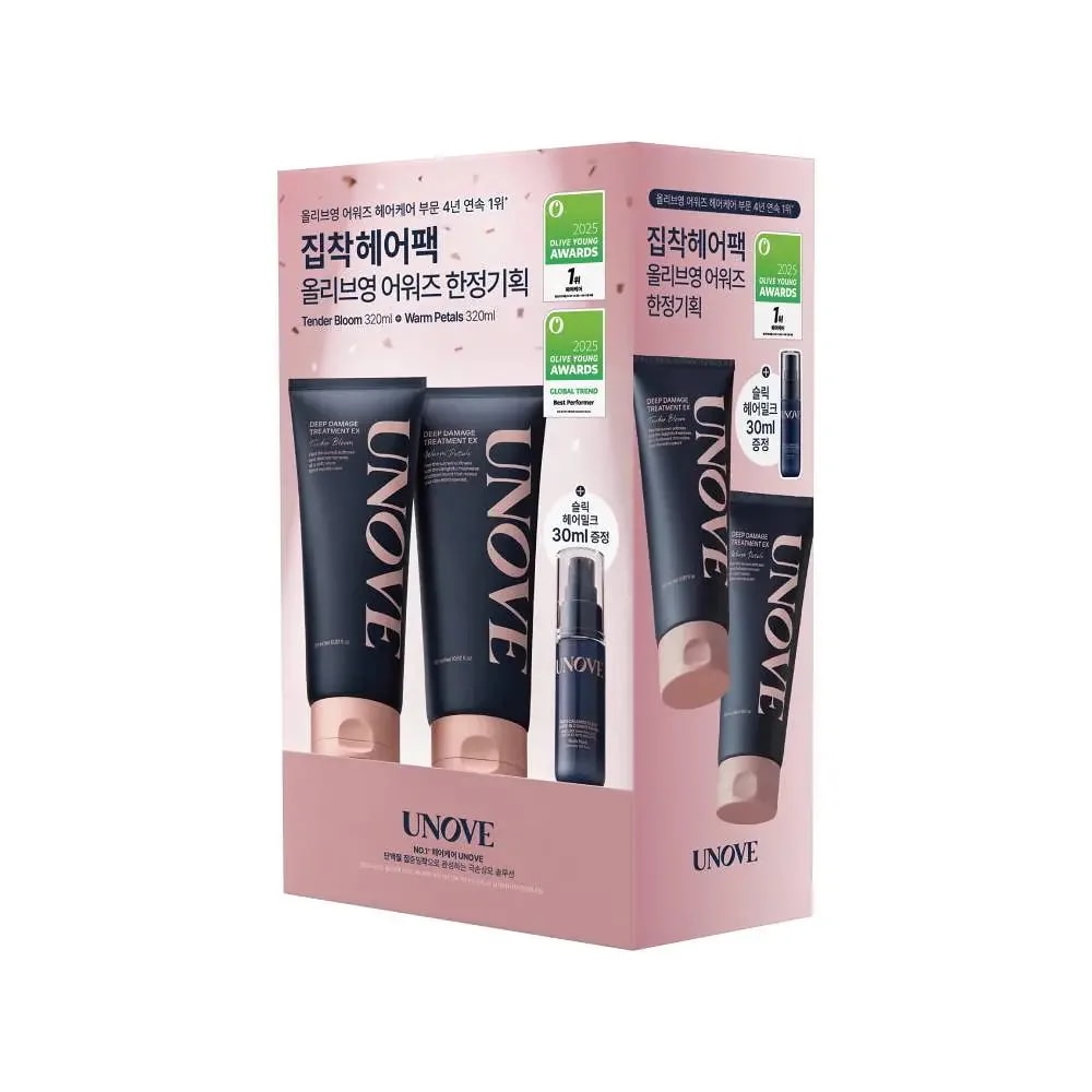 【2025 Olive Young Awards】 ディープダメージ トリートメント EX 320ml デュオ (+スリックヘアミルク30ml)