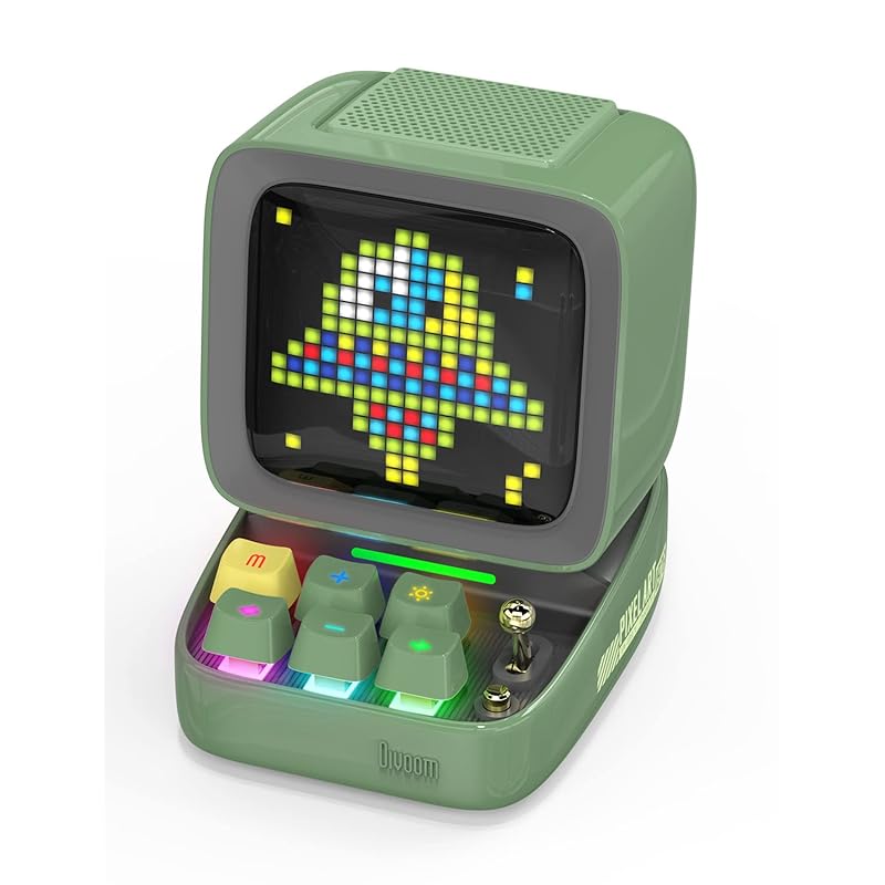 Divoom Ditoo-ProポータブルBluetoothスピーカー3.55インチLEDスクリーンピクセルディスプレイDSPワイヤレススピーカーAPPコントロールオーディオHDメカニカルキーボ 21,321円