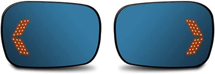 トヨタ CROWN/クラウン 専用設計 ブルーレンズミラー シーケンシャルウインカー 付き ヒーター対応 ブルーコーティング 広視野 左右2枚セット(クラウン200系)