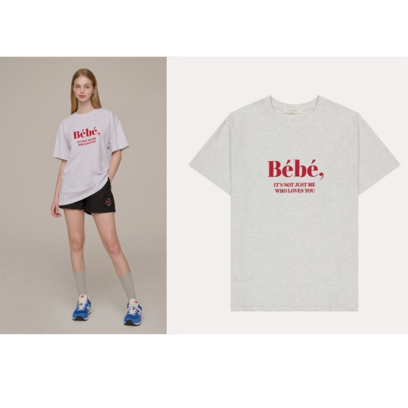 【当日出荷】【NOIRNINE】noirnine bebe 男女共用Tシャツ　BEBE Unisex T-shirts