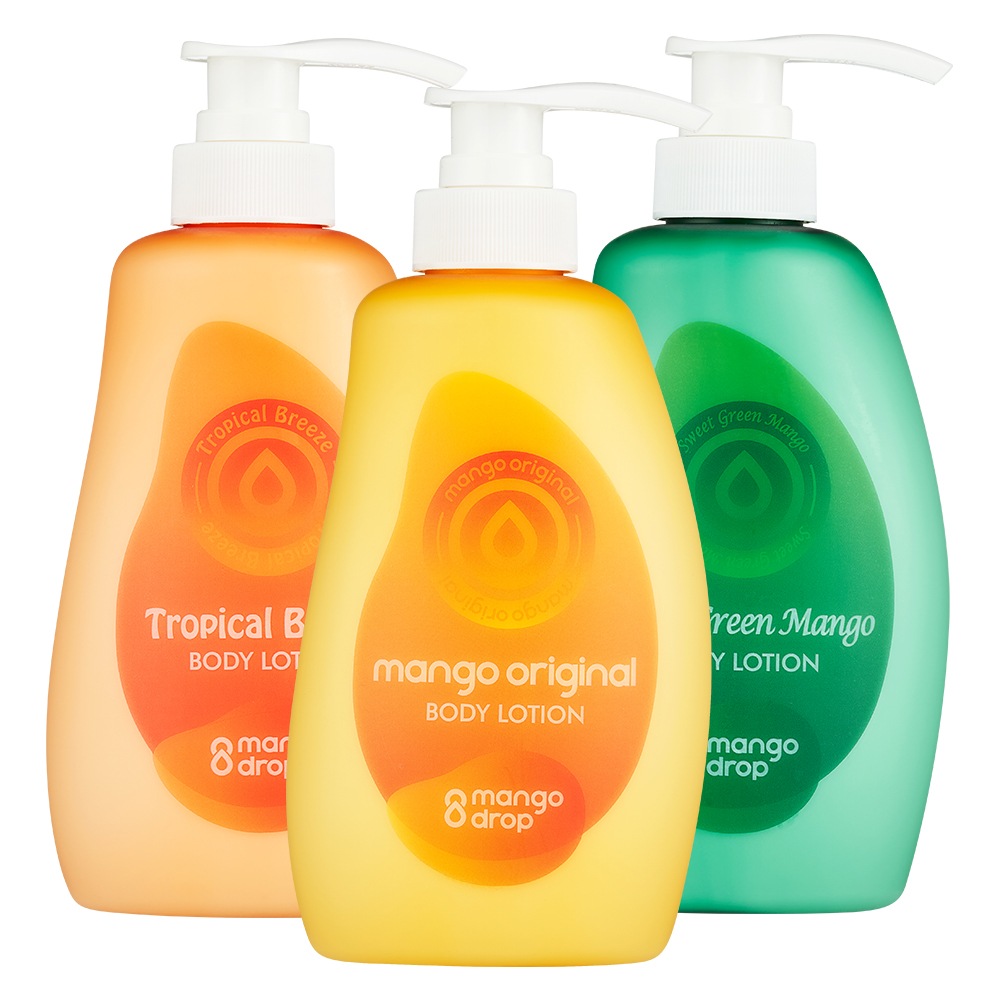マンゴードロップ 바디로션 3종 (망고오리지널/트로피컬브리즈/스위트그린망고) 500ml