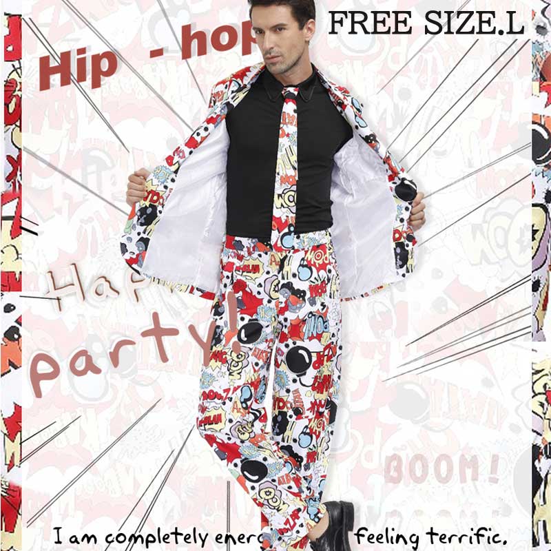 【急速出荷】ハロウィン衣装 男性 仮装 ダンス衣装 クリスマス ハロウィン コスプレ MEN S SUITS カラフル 大人 メンズ 男性 仮装 変装 衣装 仮装 宴会 イベント ダンス
