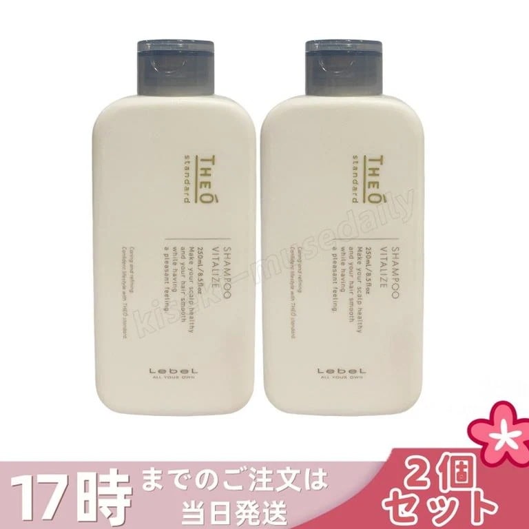 【2個セット】ルベル ジオスタンダードシャンプー バイタライズ 250ml 頭皮 潤い 保湿 ヘアケア メンズ 男性用 美容
