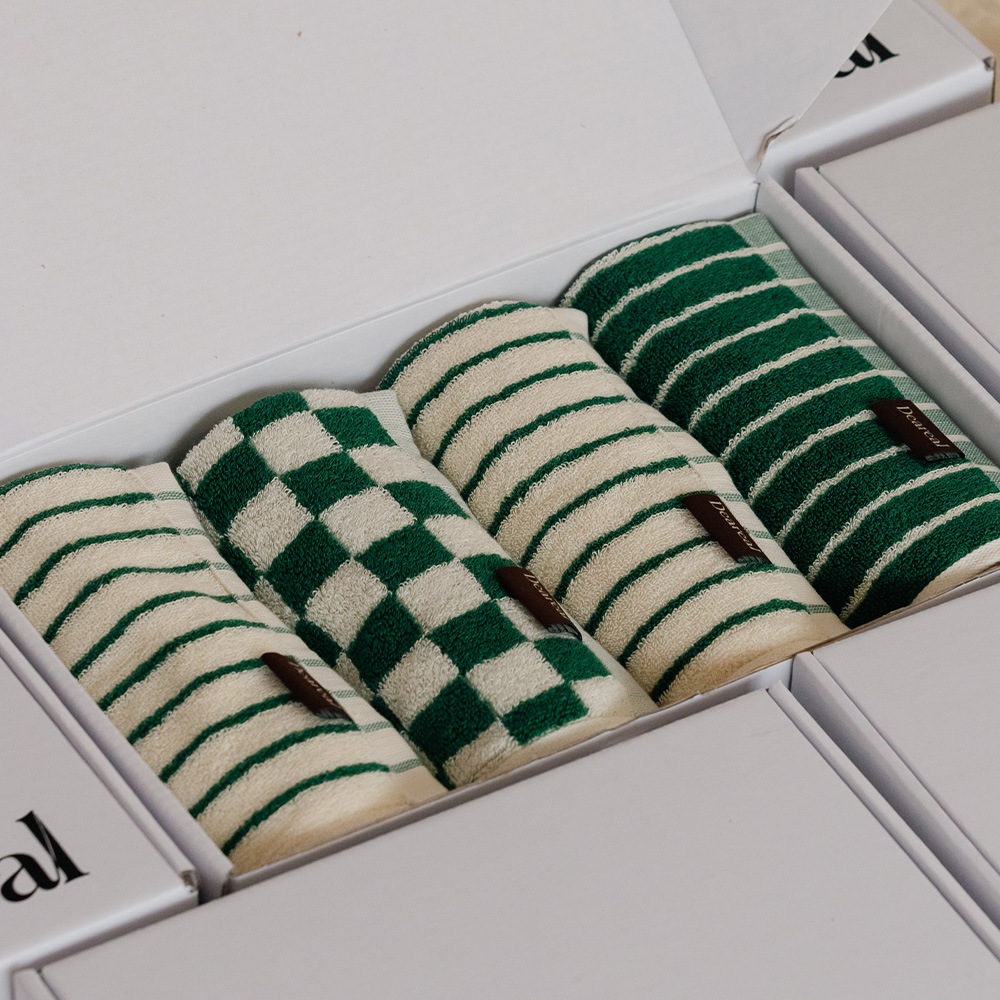 抗菌タオル フェイスタオル 4Pパッケージ_SOOPSOOP