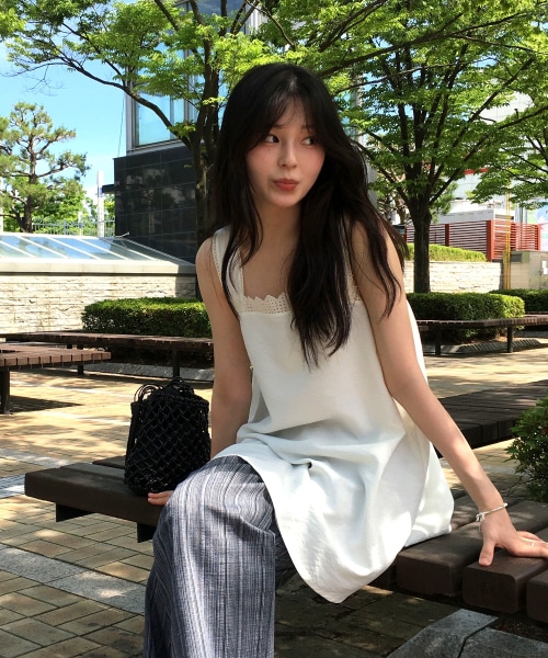 JULIAPEPE レースポイントワンピースクリーム