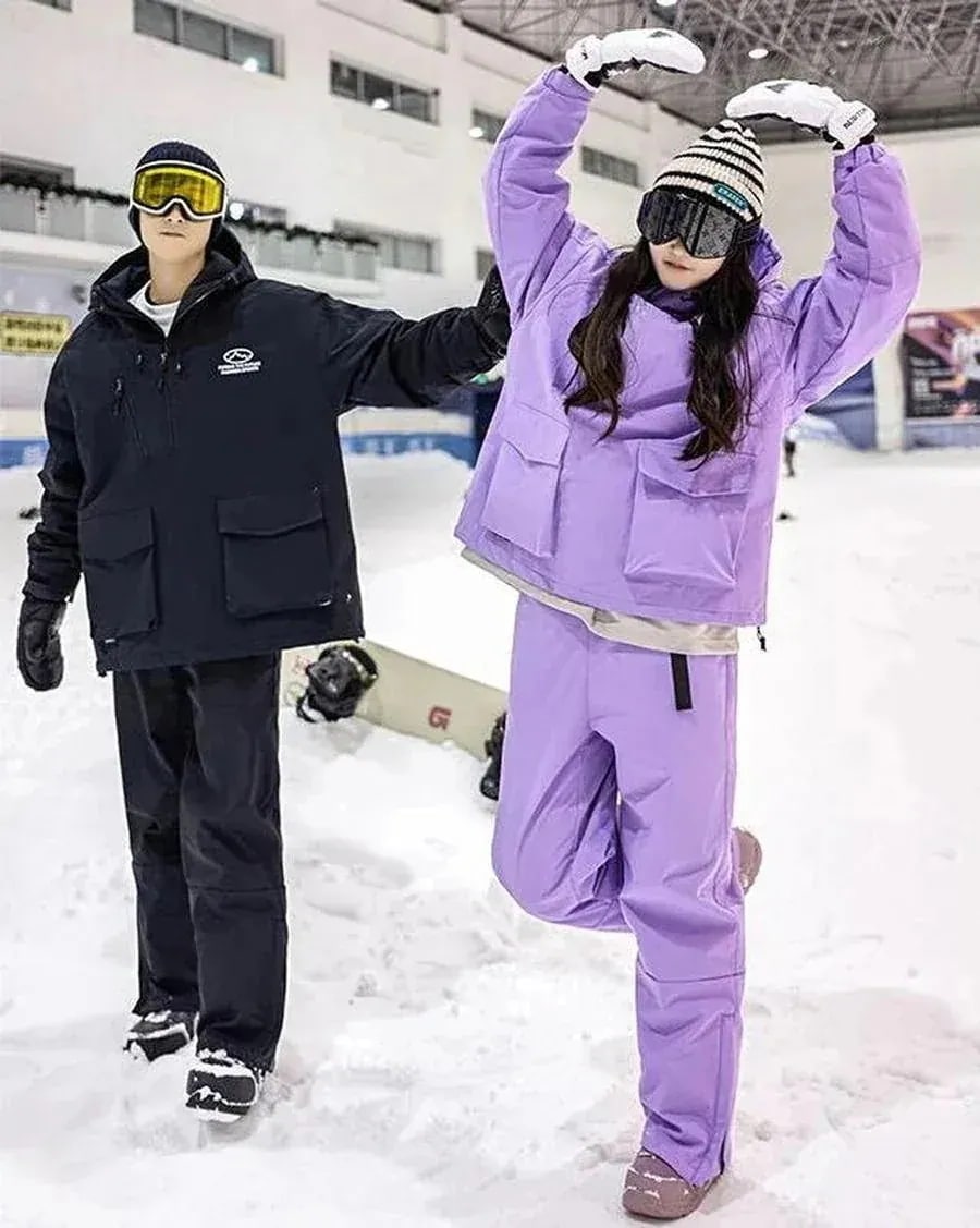 【急速出荷!】【10点セット】24 スノーボードウェア スノボウェア 上下セット 全色男女兼用 帽子眼鏡手袋 スキーウェア レディース スノボウェア ジャケット パンツ 上下セットスノーウェア スキー