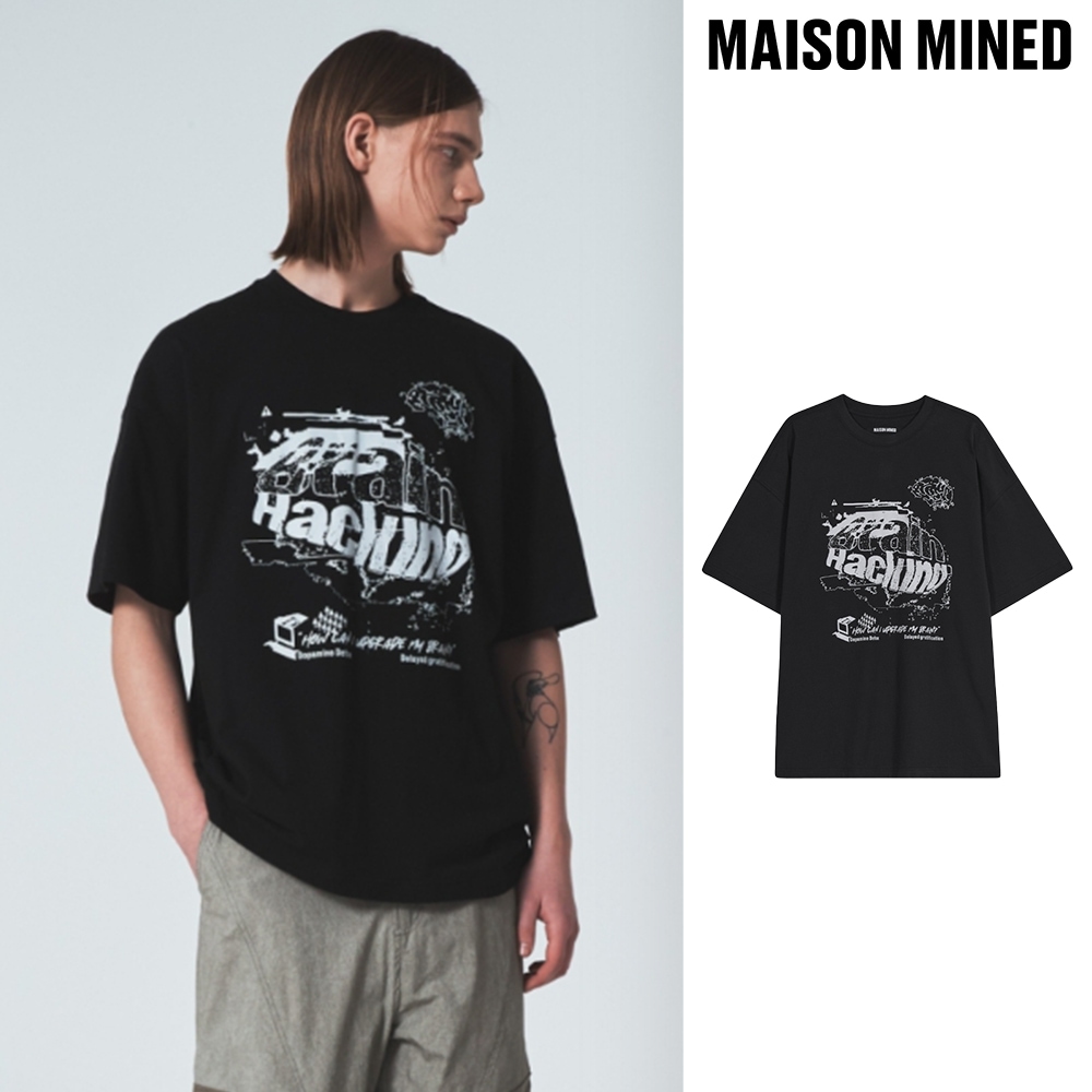 【MAISON MINED】 BRAIN HACKING HALF T