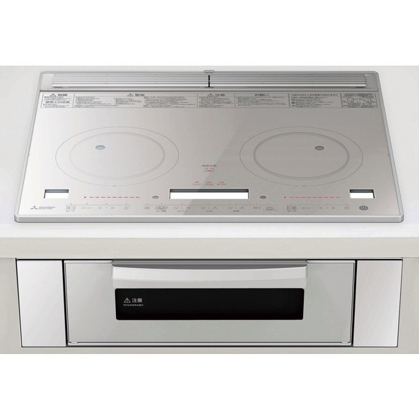 RE-221SR クリスタルシルバー [ビルトインIHクッキングヒーター (IH2口60cm幅+レンジグリル)] 108,579円